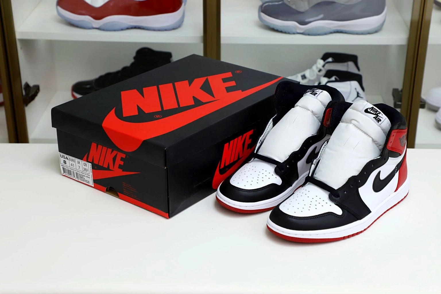 Jordan Toe Black (2016) Retro Air 1 0815